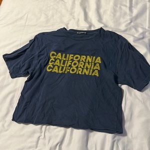Brandy Melville Navy California crop top